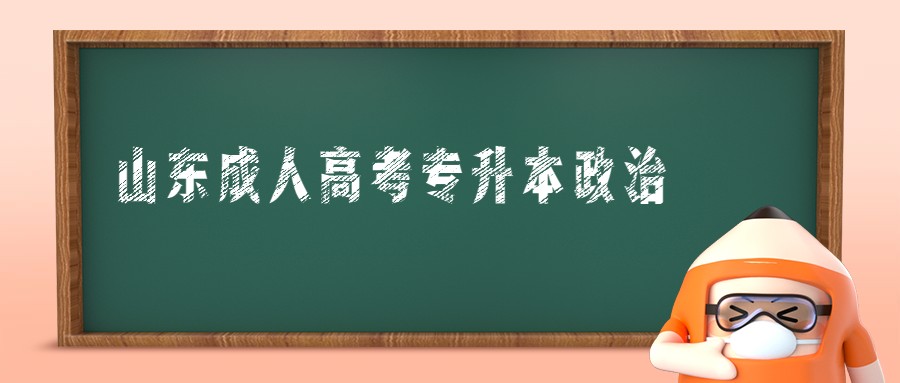 山東成人高考專升本政治