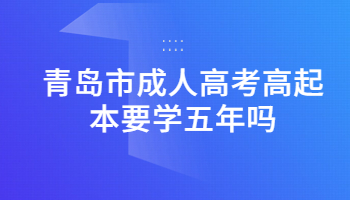 青島市成人高考高起本